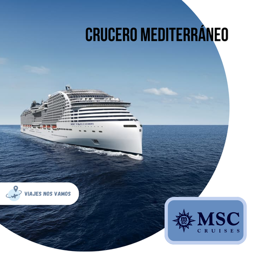 Crucero Mediterráneo - Camarote Exterior con Balcón